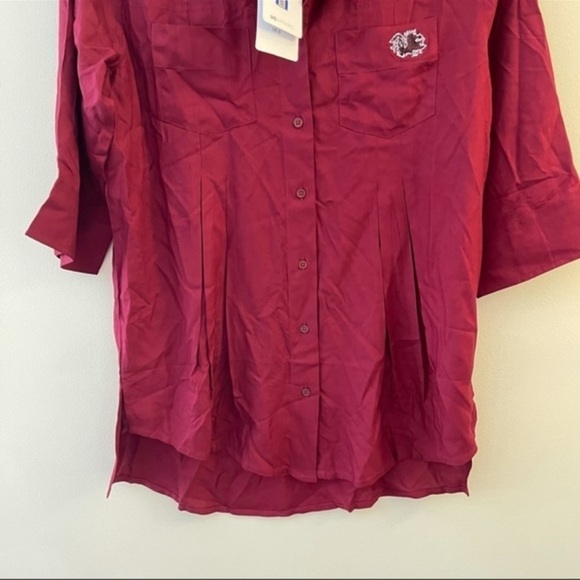 UG apparel front pleat button sports shirt NWT womens size Small - Picture 3 of 12